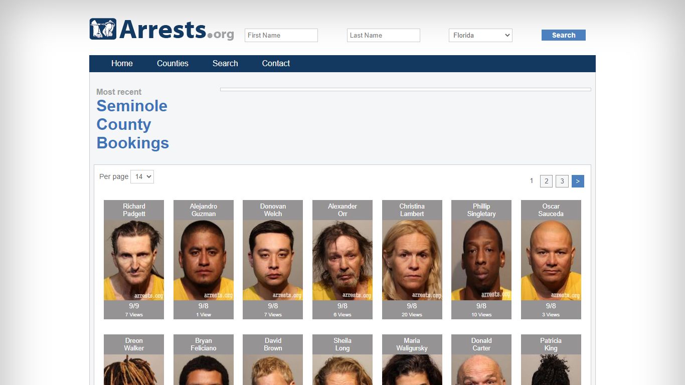 Seminole County Arrests and Inmate Search